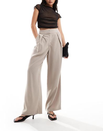 Pantaloni a fondo ampio beige - River Island - Modalova