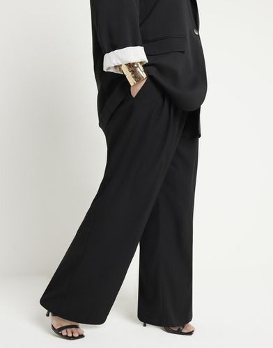 Pantaloni ampi neri - River Island Plus - Modalova