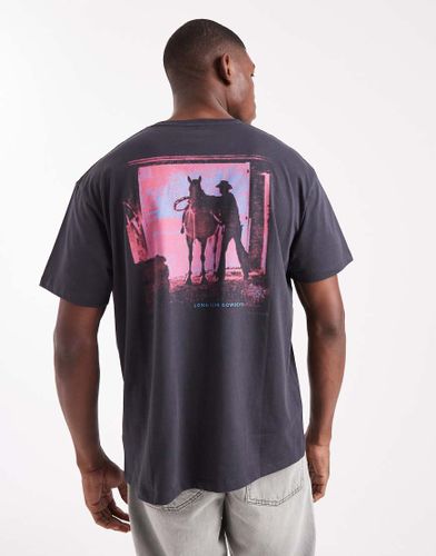 T-shirt avec logo sur le devant - délavé - Wrangler - Modalova