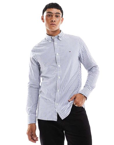 Camicia classica a righe in popeline - Tommy Hilfiger - Modalova