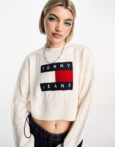 Maglione con riquadro della bandiera - Tommy Jeans - Modalova