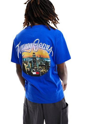 T-shirt comoda con stampa vintage di città - Tommy Jeans - Modalova