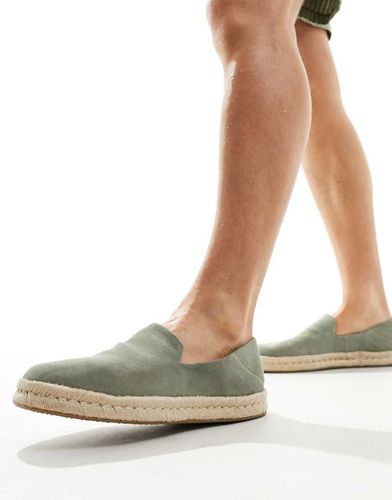 Santiago - Espadrilles verdi grigie - Toms - Modalova