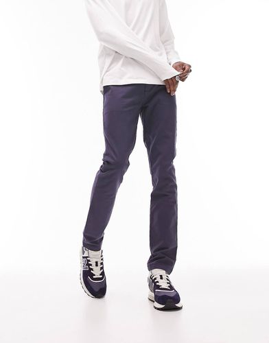 Topman - Chino skinny blu navy - Topman - Modalova