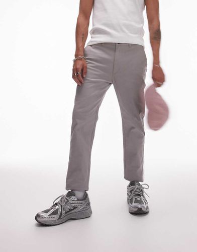 Topman - Chino slim grigi-Grigio - Topman - Modalova