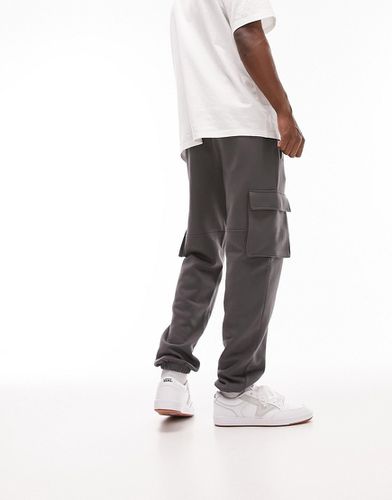 Joggers cargo grigio antracite - Topman - Modalova