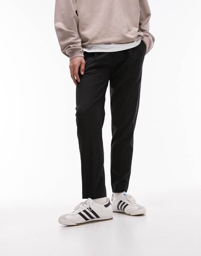 Pantaloni affusolati neri - Topman - Modalova