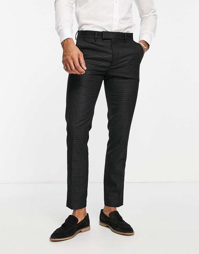 Pantaloni skinny neri jacquard - Topman - Modalova