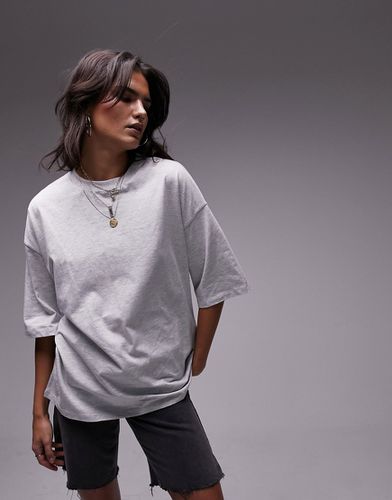 T-shirt oversize mélange - Topshop - Modalova