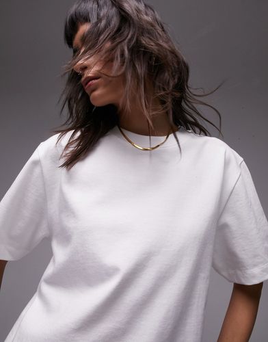 T-shirt premium basic a maniche corte bianca - Topshop - Modalova