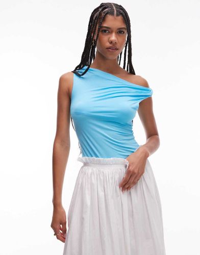 Top asymétrique avec détail torsadé - Topshop - Modalova