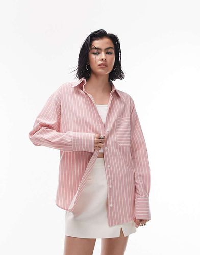 Topshop - Camicia rosa a righe - Topshop - Modalova