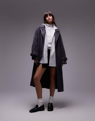 Topshop - Cappotto grigio scuro - Topshop - Modalova