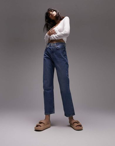 Topshop - Editor - Jeans blu medio - Topshop - Modalova