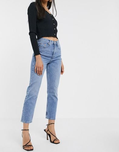 Editor - Jeans dritti effetto candeggiato - Topshop - Modalova