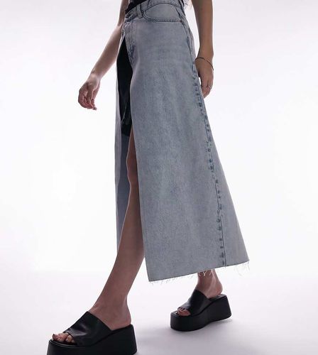 Gray - Sandali stile sabot neri a pianta larga con suola flatform - Topshop - Modalova