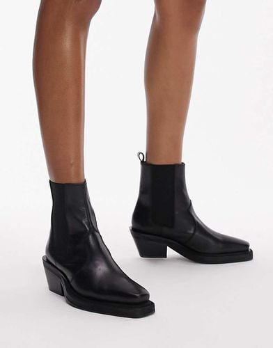 Maeve - Stivaletti stile western in pelle nera - Topshop - Modalova