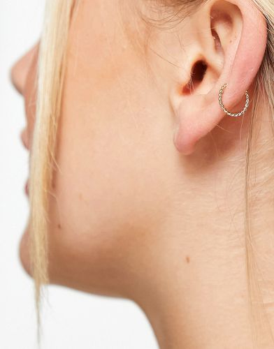 Orecchino ear cuff attorcigliato sottile color - Topshop - Modalova