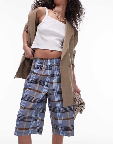 Pantaloncini a quadri stile grunge con lunghezza al ginocchio - Topshop - Modalova