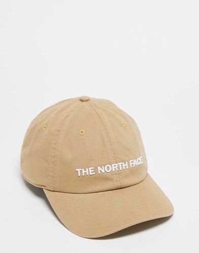 Cappello con visiera beige con scritta del logo - The North Face - Modalova