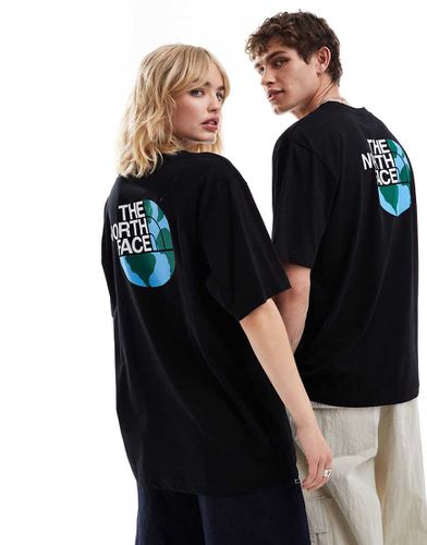 Dome - T-shirt oversize nera con stampa sul retro - The North Face - Modalova