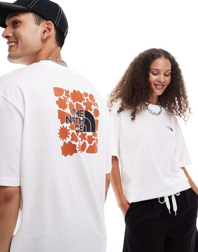 Doodles - T-shirt oversize bianca con stampa sul retro - The North Face - Modalova