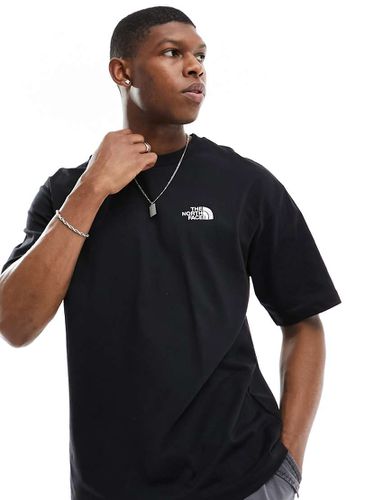 Simple Dome - T-shirt oversize nera con logo - The North Face - Modalova