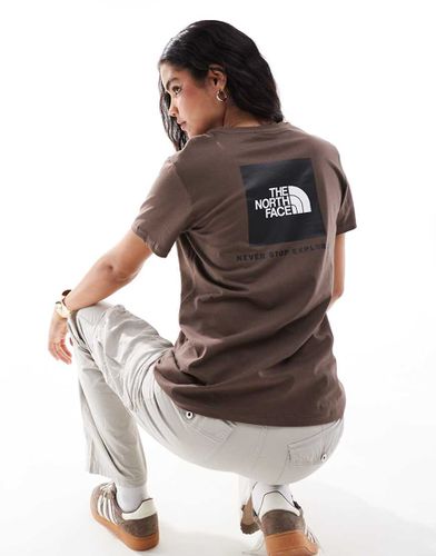 Redbox - T-shirt taglio comodo con stampa sul retro - The North Face - Modalova