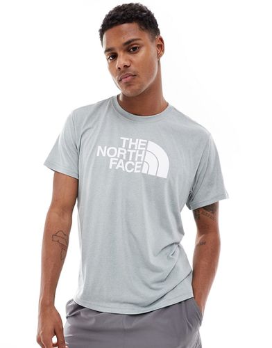 Training Reaxion - T-shirt grigia tecnica con logo sul petto - The North Face - Modalova