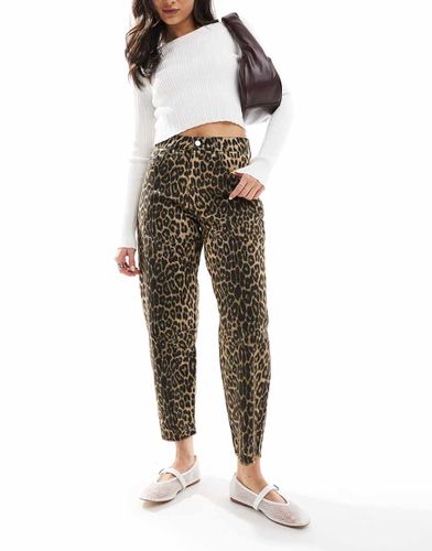 Jeans con gamba cilindrica e stampa leopardata - Threadbare - Modalova