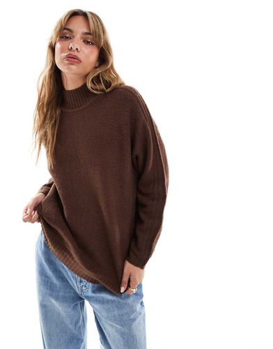 Maglione oversize accollato scuro - Threadbare - Modalova