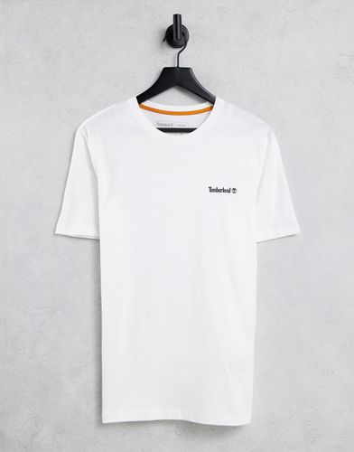 T-shirt bianca con logo piccolo - Timberland - Modalova