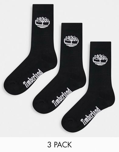 Confezione da 3 paia di calzini neri - Timberland - Modalova