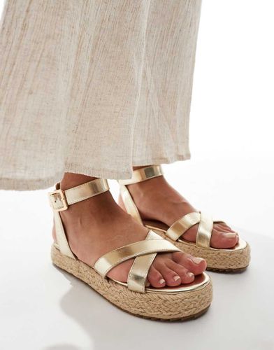 Sandali color flatform stile espadrilles - Truffle Collection - Modalova