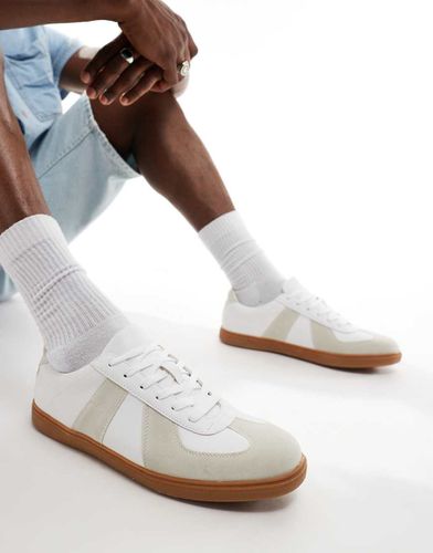 Sneakers minimal bianche stile tennis - Truffle Collection - Modalova