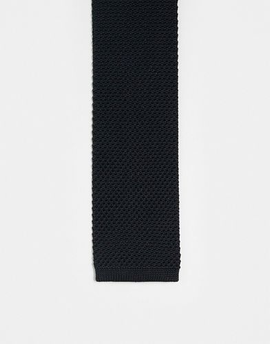Cravatta nera lavorata - Twisted Tailor - Modalova