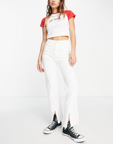Jeans con spacco sul fondo bianchi - Urban Revivo - Modalova