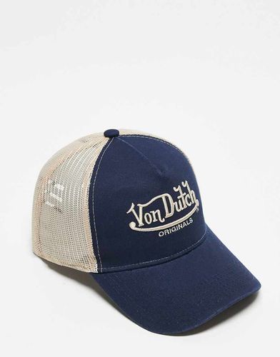 Newark - Cappellino stile trucker e beige - Von Dutch - Modalova