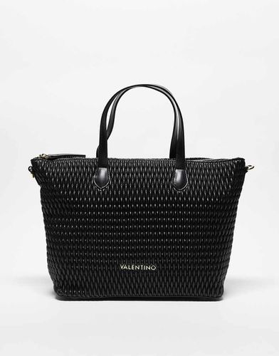 Valentino - Frequency - Borsa shopping nera testurizzata - Valentino Bags - Modalova