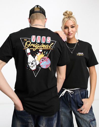 Lucky Spare - T-shirt unisex nera con stampa sul retro - Vans - Modalova