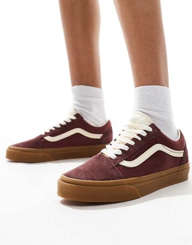 Old Skool - Sneakers color bordeaux con suola in gomma - Vans - Modalova