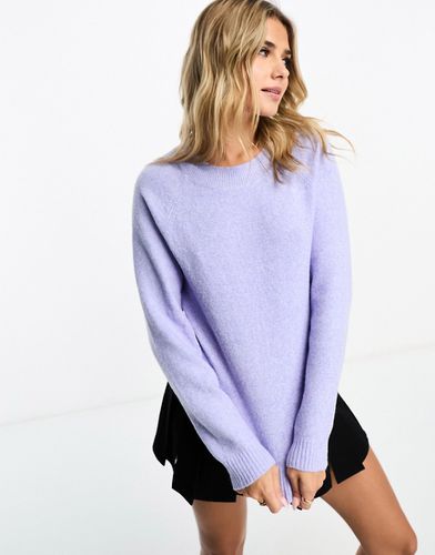 Maglione girocollo leggero lilla - Vero Moda - Modalova