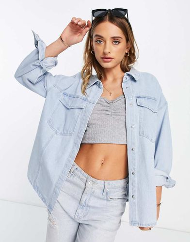 Camicia di jeans oversize azzurra - Vero Moda - Modalova