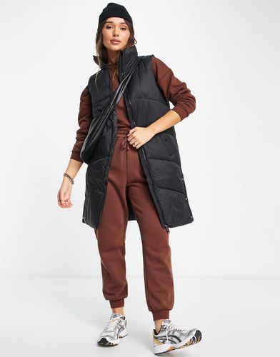 Gilet imbottito taglio lungo - Vero Moda - Modalova