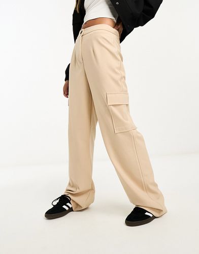 Pantaloni cargo color crema - Vero Moda - Modalova