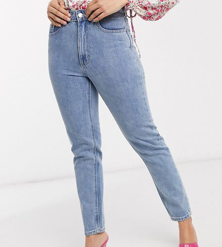 Mom jeans vita alta denim chiaro - Vero Moda Petite - Modalova