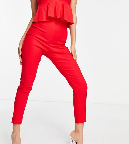 Pantaloni attillati rossi in coordinato - Vesper Petite - Modalova