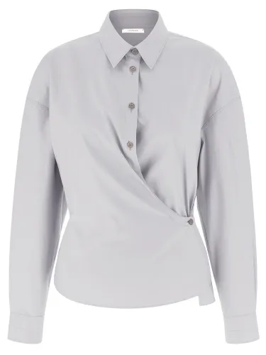 Straight twisted collar shirt - lemaire - Modalova