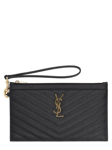 Pouch "cassandre matelassé" large - saint laurent - Modalova