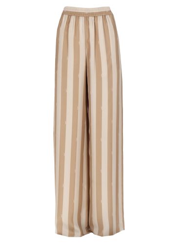 Fendi pantalone in seta pequin - fendi - Modalova